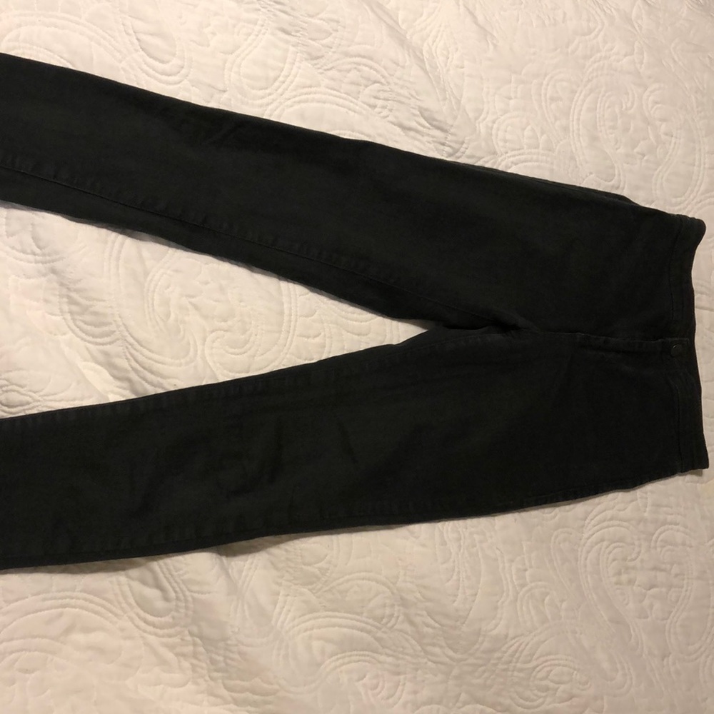 Dark green jeggings, size 28, L30